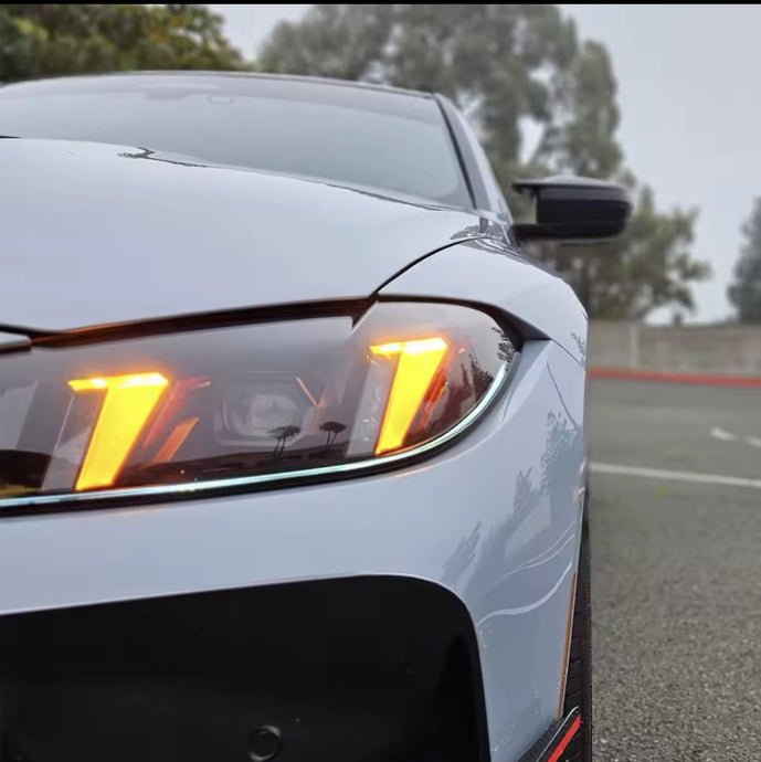 BMW M3/M4 G8X & 4 Series G22/23/26 LCI CSL Yellow, RGBW & Simple Color LED boards 2024+ (Snake eyes)