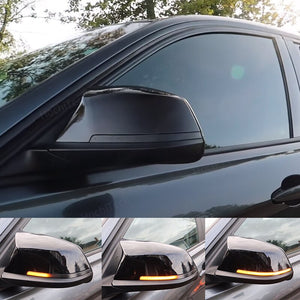 Black LED Dynamic Turn Signal Light Side Mirror for BMW 1 2 3 4 X1 M Series F20 F30 F31 F32 F33 F34 F36 E84 i3