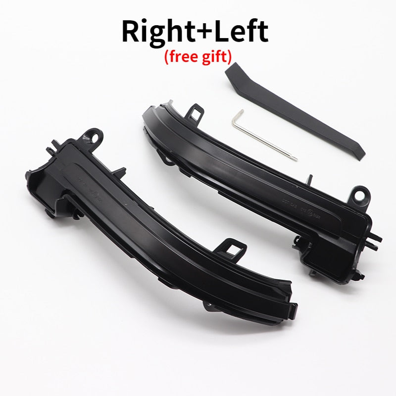 Black LED Dynamic Turn Signal Light Side Mirror for BMW 1 2 3 4 X1 M Series F20 F30 F31 F32 F33 F34 F36 E84 i3