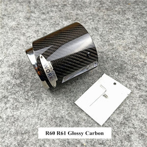 1 Pcs Top Quality Carbon Exhaust Tail Pipe For MINI Cooper S R55 R56 R57 R58 R59 R60 R61 F54 F56 F57 F60 JCW