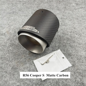 1 Pcs Top Quality Carbon Exhaust Tail Pipe For MINI Cooper S R55 R56 R57 R58 R59 R60 R61 F54 F56 F57 F60 JCW